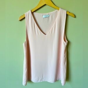 Aritzia Babaton Light Pink Tank Blouse Size Medium
